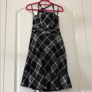 Black and White plaid dress